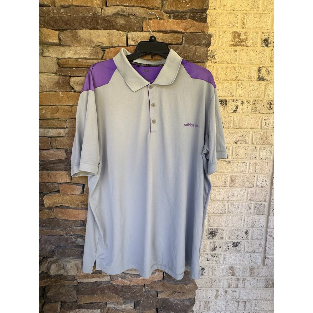 Adidas Performance Polo Size 2X-Grey
